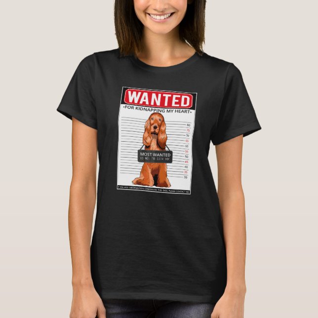 Camiseta Raza de perro Cocker Spaniel inglés  25 (Anverso)