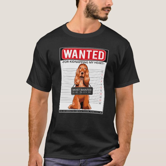 Camiseta Raza de perro Cocker Spaniel inglés  25 (Anverso)