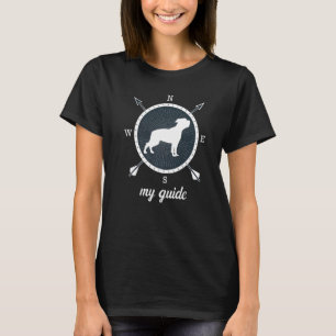 Camiseta Raza de perro de Bulldog blanco norteamericano del