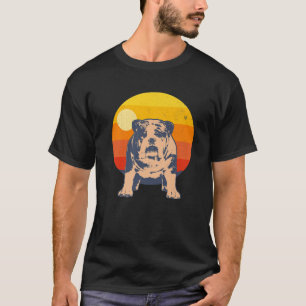 Camiseta Raza de perro de Bulldog inglés británico