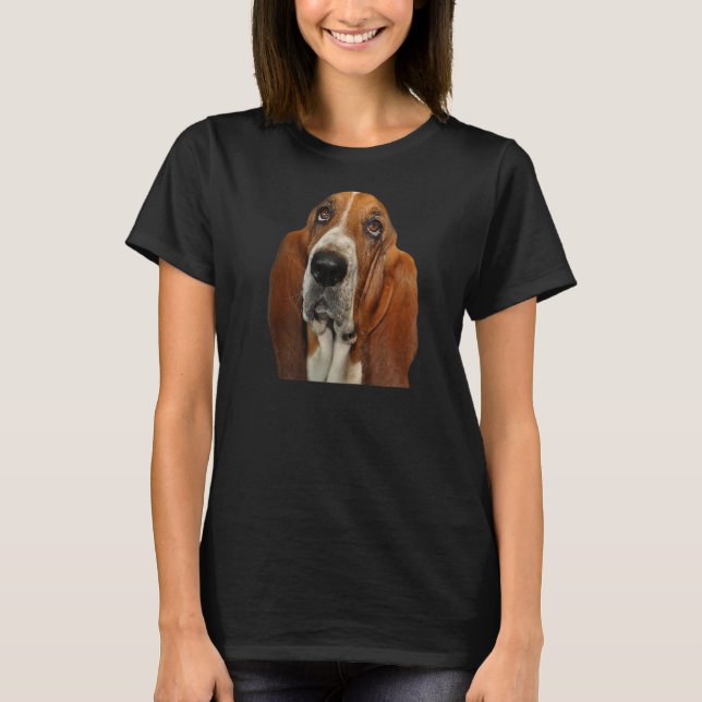 Camiseta Raza de perro de Hound Basset (Anverso)