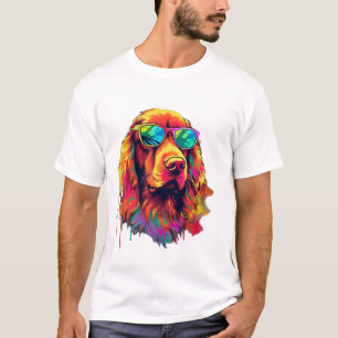 Camiseta Raza de perro de la seda roja irlandesa para un ro