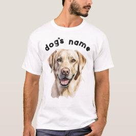 Camiseta Raza de perro de Labrador personalizada