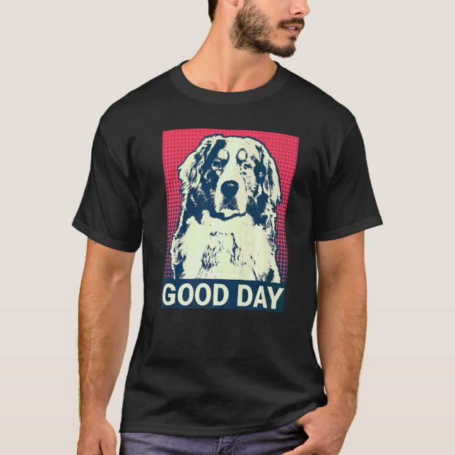 Camiseta Raza de perro de montaña bernés  18 (Anverso)