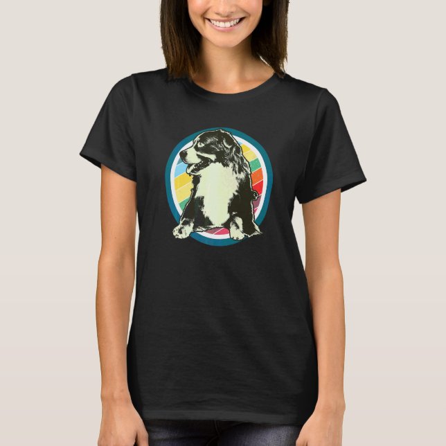 Camiseta Raza de perro de montaña bernés  43 (Anverso)