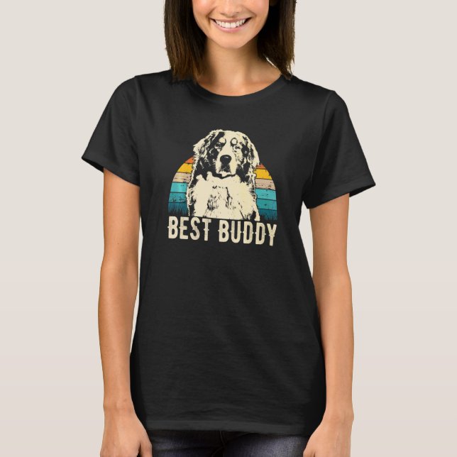 Camiseta Raza de perro de montaña bernés  45 (Anverso)