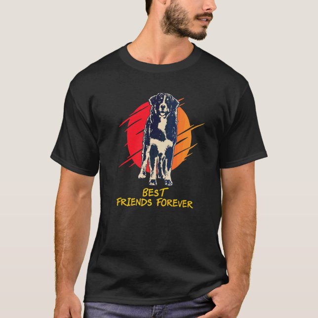 Camiseta Raza de perro de montaña bernés  58 (Anverso)