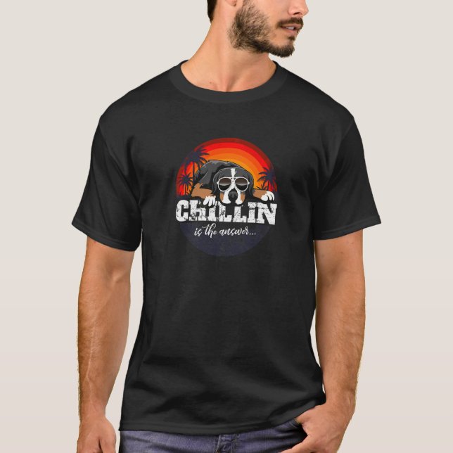 Camiseta Raza de perro de montaña bernés  71 (Anverso)