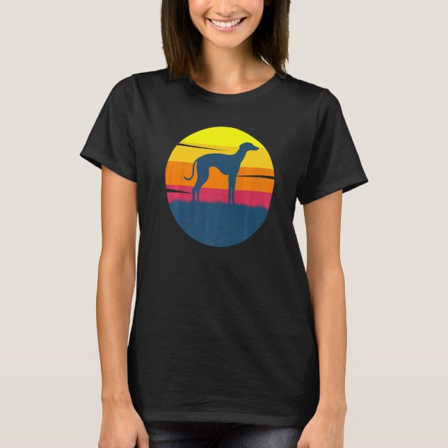Camiseta Raza de perro de paro de Greyhound 2 (Anverso)