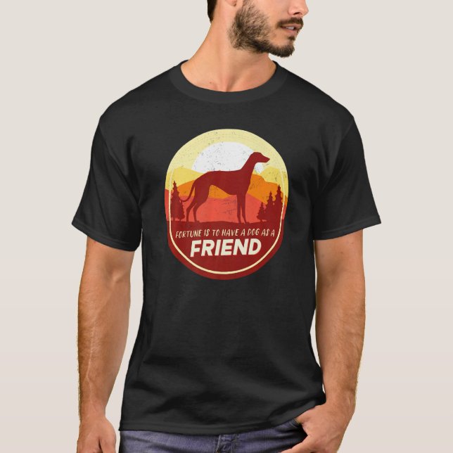 Camiseta Raza de perro de paro de Greyhound 8 (Anverso)