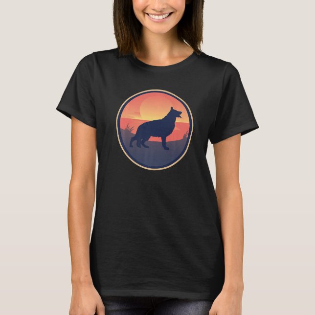 Camiseta Raza De Perro De Pastor Alemán Gsd 30 (Anverso)