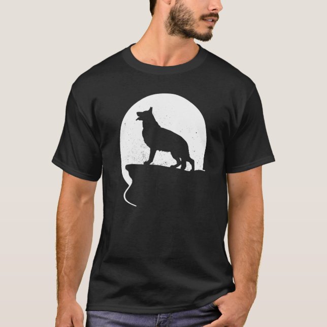 Camiseta Raza De Perro De Pastor Alemán Gsd 4 (Anverso)