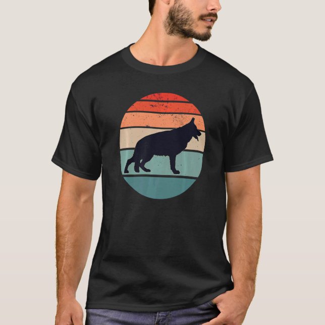 Camiseta Raza De Perro De Pastor Alemán Gsd 8 (Anverso)