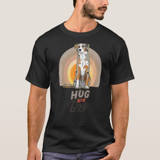 Camiseta Raza de perro del pastor australiano Aussi 47 (Anverso)