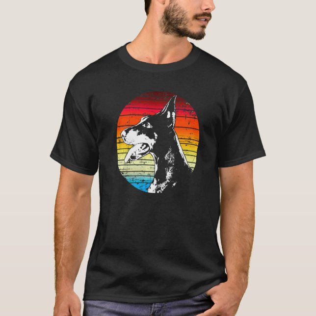 Camiseta Raza de perro Dobermann  10 (Anverso)