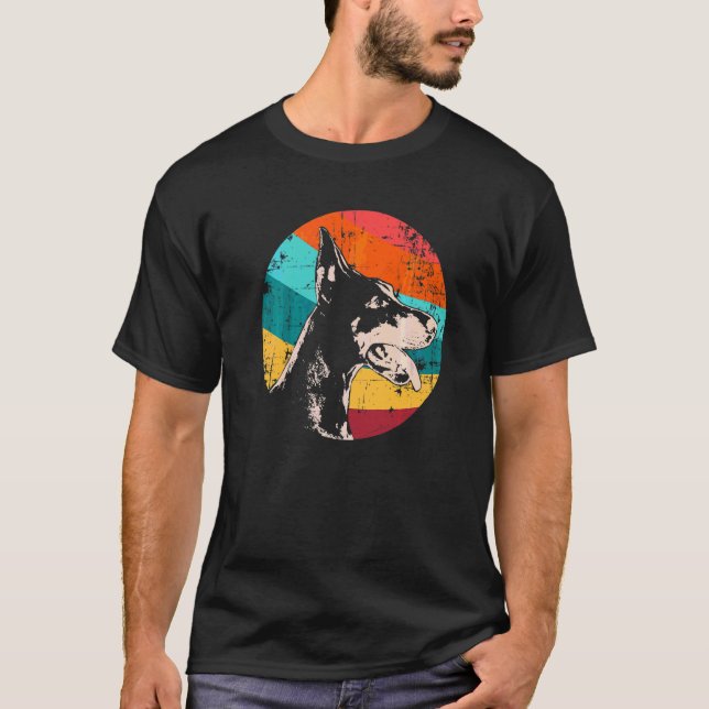 Camiseta Raza de perro Dobermann  11 (Anverso)