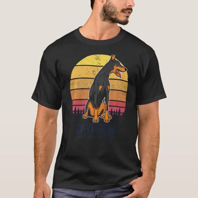 Camiseta Raza de perro Dobermann 180 (Anverso)