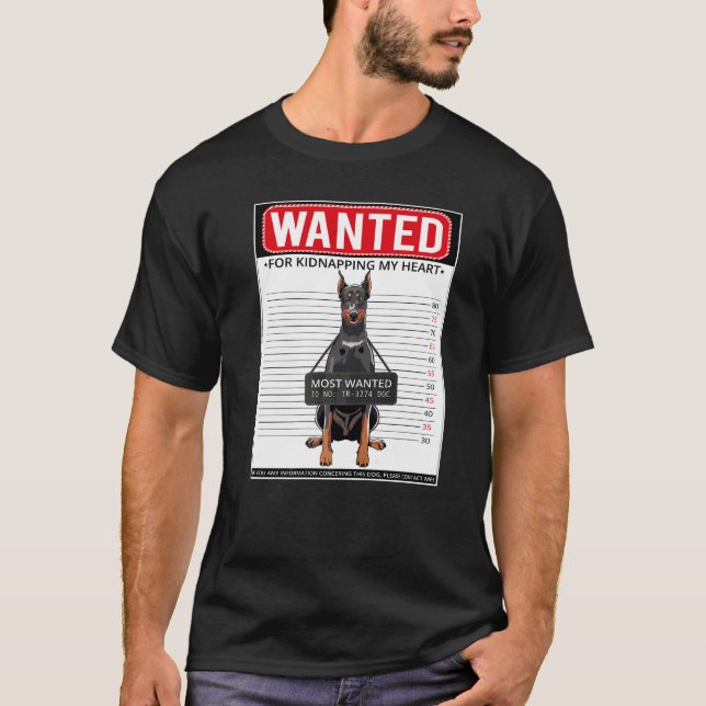 Camiseta Raza de perro Dobermann  20 (Anverso)