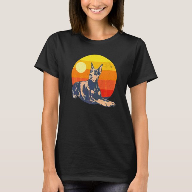 Camiseta Raza de perro Dobermann  20 (Anverso)