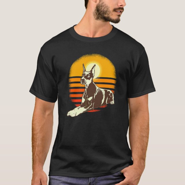 Camiseta Raza de perro Dobermann 22 (Anverso)