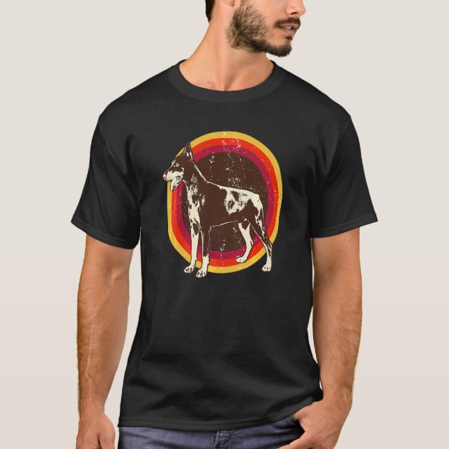 Camiseta Raza de perro Dobermann  23 (Anverso)