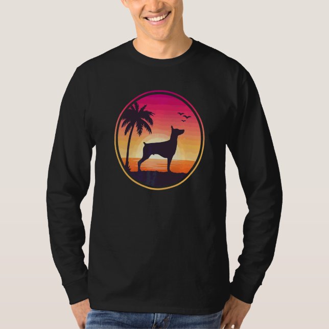 Camiseta Raza de perro Dobermann  25 (Anverso)