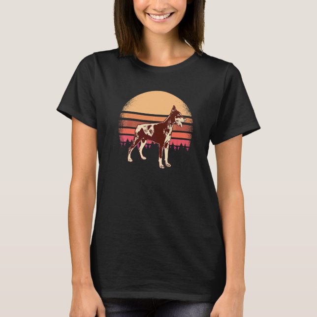 Camiseta Raza de perro Dobermann 27 (Anverso)