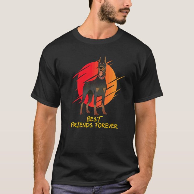 Camiseta Raza de perro Dobermann 30 (Anverso)