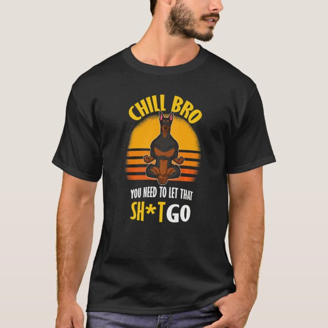 Camiseta Raza de perro Dobermann 34 (Anverso)
