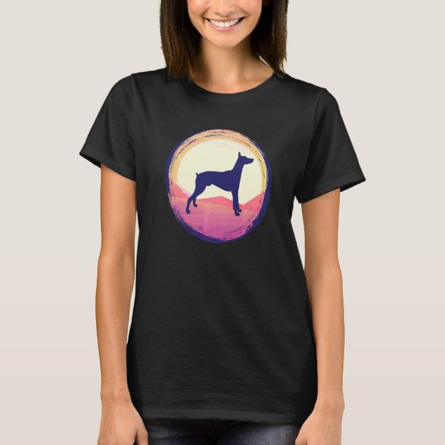 Camiseta Raza de perro Dobermann  44 (Anverso)