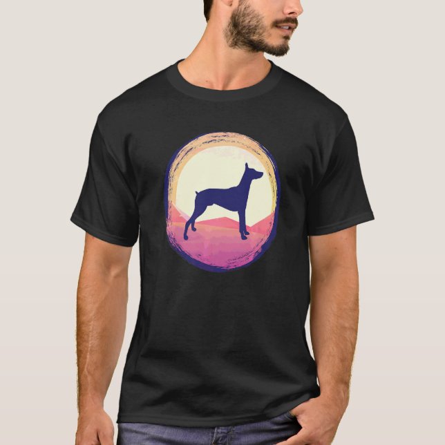 Camiseta Raza de perro Dobermann  44 (Anverso)