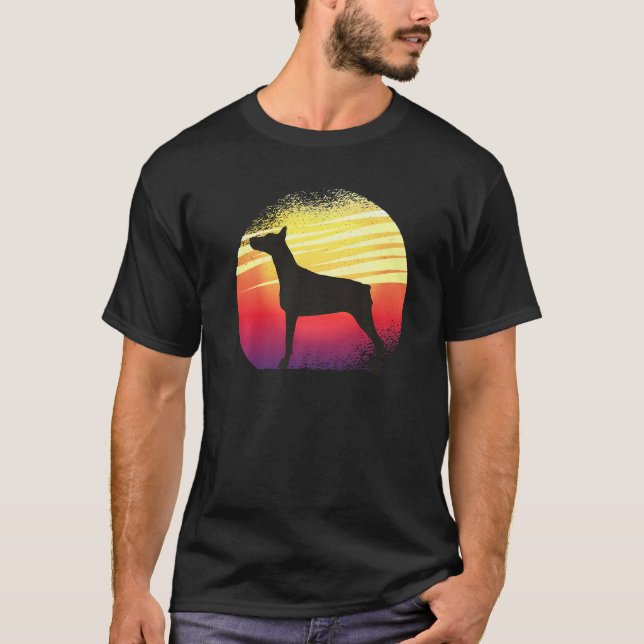 Camiseta Raza de perro Dobermann 48 (Anverso)