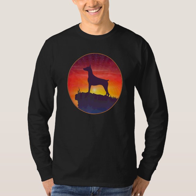 Camiseta Raza de perro Dobermann  5 (Anverso)