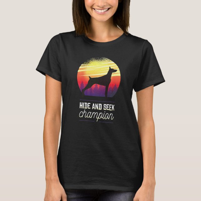 Camiseta Raza de perro Dobermann 52 (Anverso)