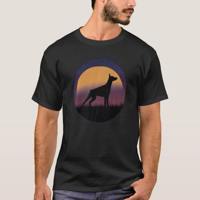 Camiseta Raza de perro Dobermann 53 (Anverso)
