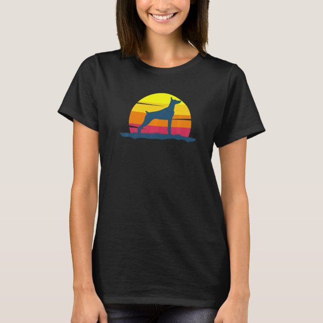 Camiseta Raza de perro Dobermann  56 (Anverso)