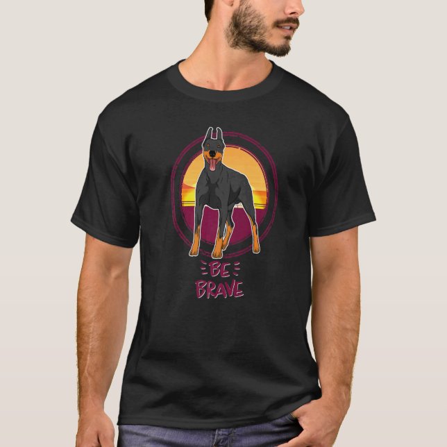 Camiseta Raza de perro Dobermann 72 (Anverso)