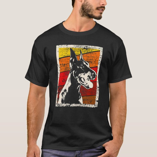 Camiseta Raza de perro Dobermann  9 (Anverso)
