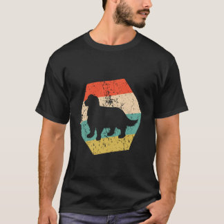 Camiseta Raza de perro English Springer Spaniel Retro Distr