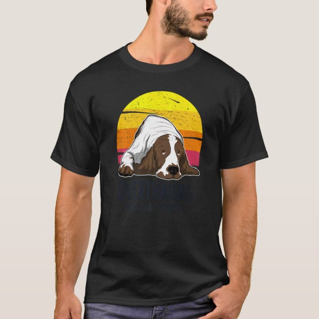 Camiseta Raza de Perro Español Springer inglesa 113 (Anverso)