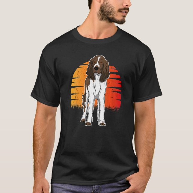 Camiseta Raza de Perro Español Springer inglesa 169 (Anverso)