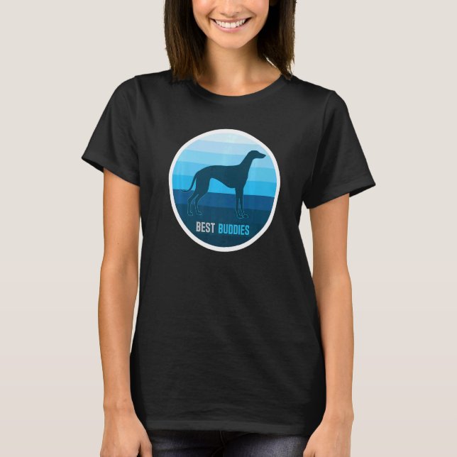Camiseta Raza de perro galgo (Anverso)