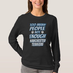 Camiseta Raza de perro Manchester Terrier Antisocial