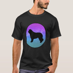 Camiseta Raza de perro pastor catalán perro espacio galaxia