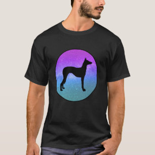 Camiseta Raza de perro Podenco ibicenco Silueta de perro Es