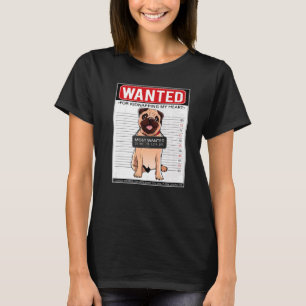 Camiseta Raza de perro Pug Mops Carlin 17