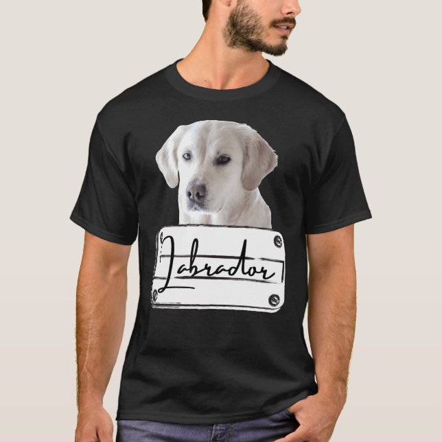 Camiseta Raza de perro recuperadora de labrador (Anverso)