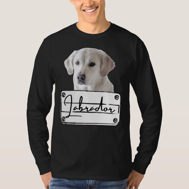 Camiseta Raza de perro recuperadora de labrador (Anverso)