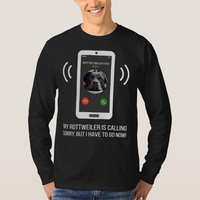 Camiseta Raza De Perro Rottweiler Para El Perro Amante O Pr (Anverso)
