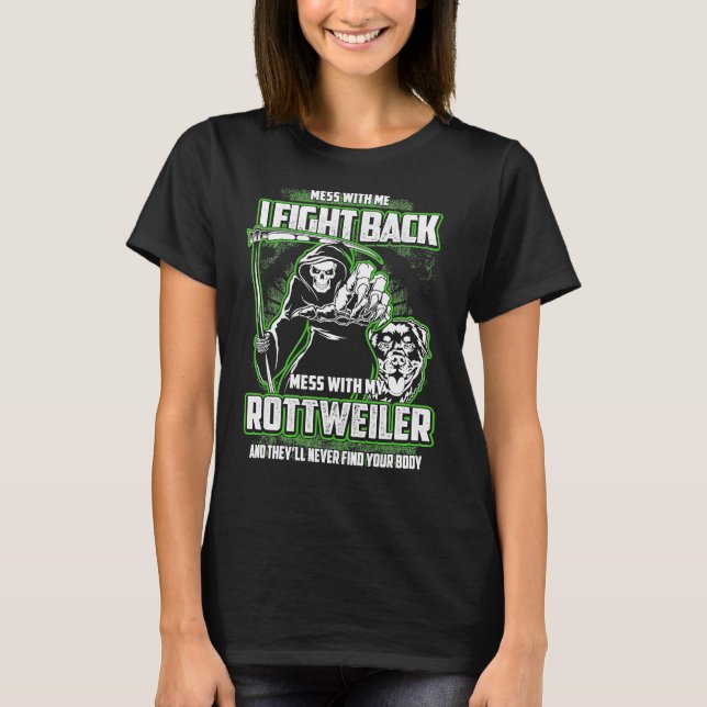 Camiseta Raza de perro Rottweiler Perro Lover (Anverso)